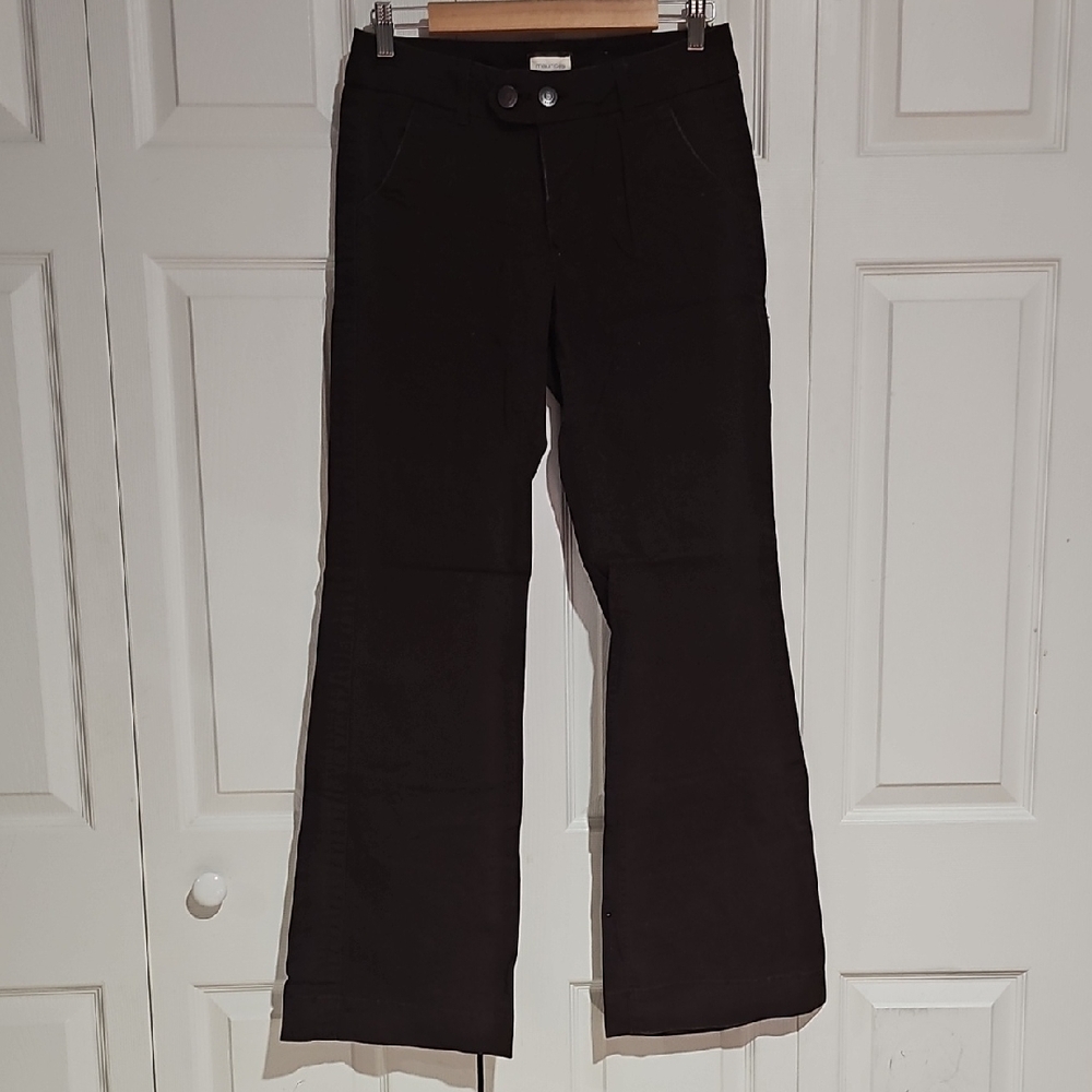 Maurices Brown Flare Jeans 3/4 Long 33” Inseam